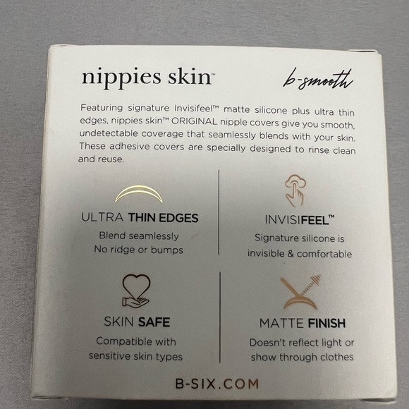 Stick bra NIPPIES SKIN B-6 new . Size S/M - Picture 3 of 9